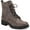 Gray, variant on Sun + Stone Womens Octavia Faux Leather Ankle Combat & Lace-up Boots