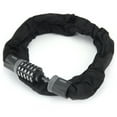 thumbnail image 2 of Cerradura combinada de cadena de bicicleta de alta resistencia sin llave cerradura portátil de bicicleta antirrobo de 5 plazas, 2 of 10