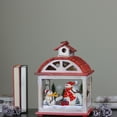 thumbnail image 5 of Northlight 14.5" Red and White Snowman Holiday Scene Christmas Candle Lantern, 5 of 6