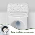 thumbnail image 4 of Renewold Marble Printed Toilet Tank Lid Cover with Elastic Edge Universal Fit Toilet Top Covers, Prevents Dust and Stains for Bathroom Decor, White, 4 of 6