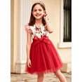 thumbnail image 5 of Lanbubble Girls Floral Tulle Dress Flutter Sleeve Tutu Princess Party Dress 3-7 Years, 5 of 9