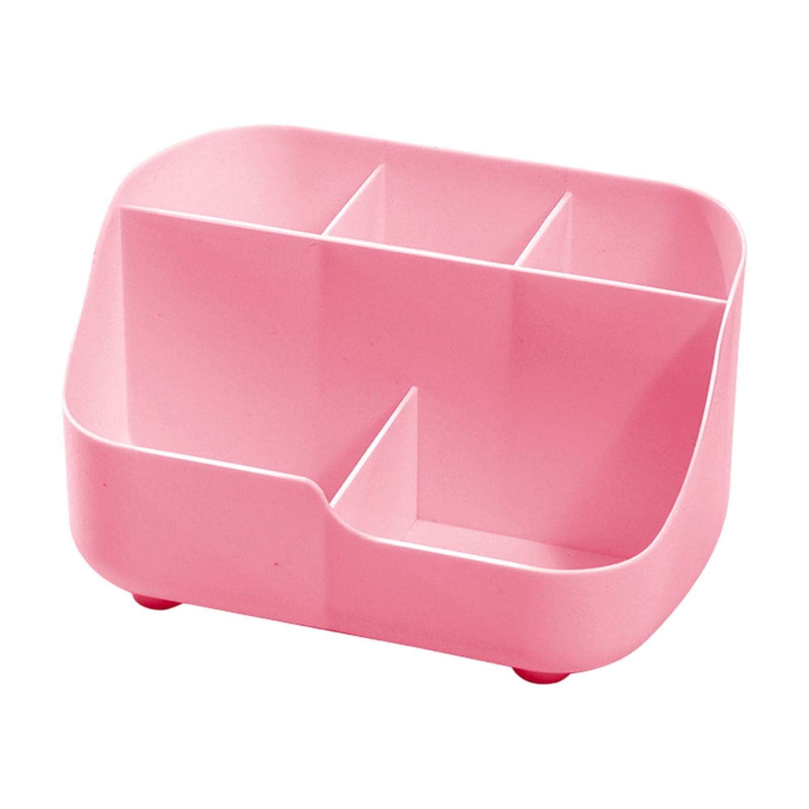 Small Multifunctional Organizer Desk Caddy for Home Office Use Accessory Tray for Art Supplies and Cosmetics Storage Pen Pencil Brush Compartment with Multiple Sections