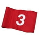 thumbnail image 2 of Banderas de golf Accesorios de golf portátiles Equipo Bandera grande numerada para putting green 3, 2 of 9