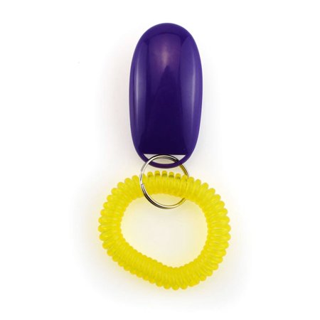 Lightweight Quality with Wrist Strap Mini Making Sound Portable Dog Clicker Dog Toy Dog Whistle Puppy Training Accessories VIOLET