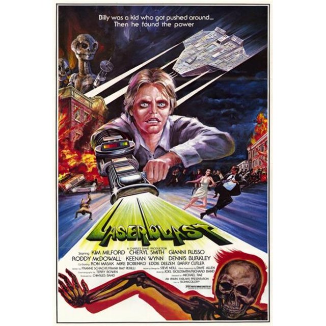 Pop Culture Graphics MOVIF8427 Laserblast Movie Poster Print, 27 x 40