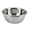 thumbnail image 1 of Stainless Steel Colander, Multifunction Kitchen Strainer With Drain Holes Durable Vegetable Washing Basket For Kitchen Household, 1 of 8