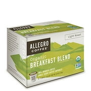 Allegro Coffee Organic Breakfast Blend Coffee Capsules, 3.8 oz, 10 ct