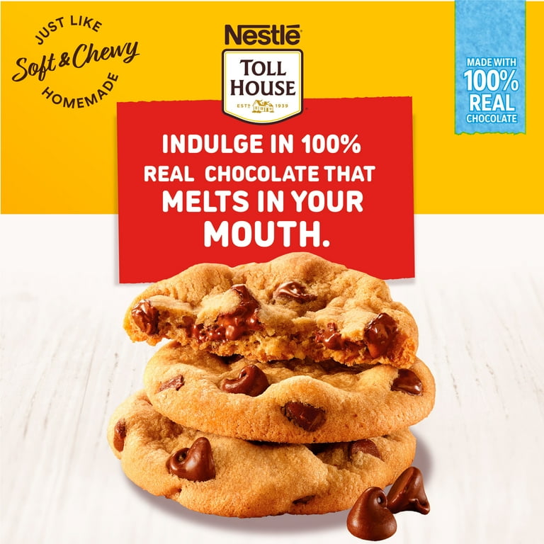 Nestle Toll House Chocolate Chip Cookie Dough, 1 Tube, 30 oz
