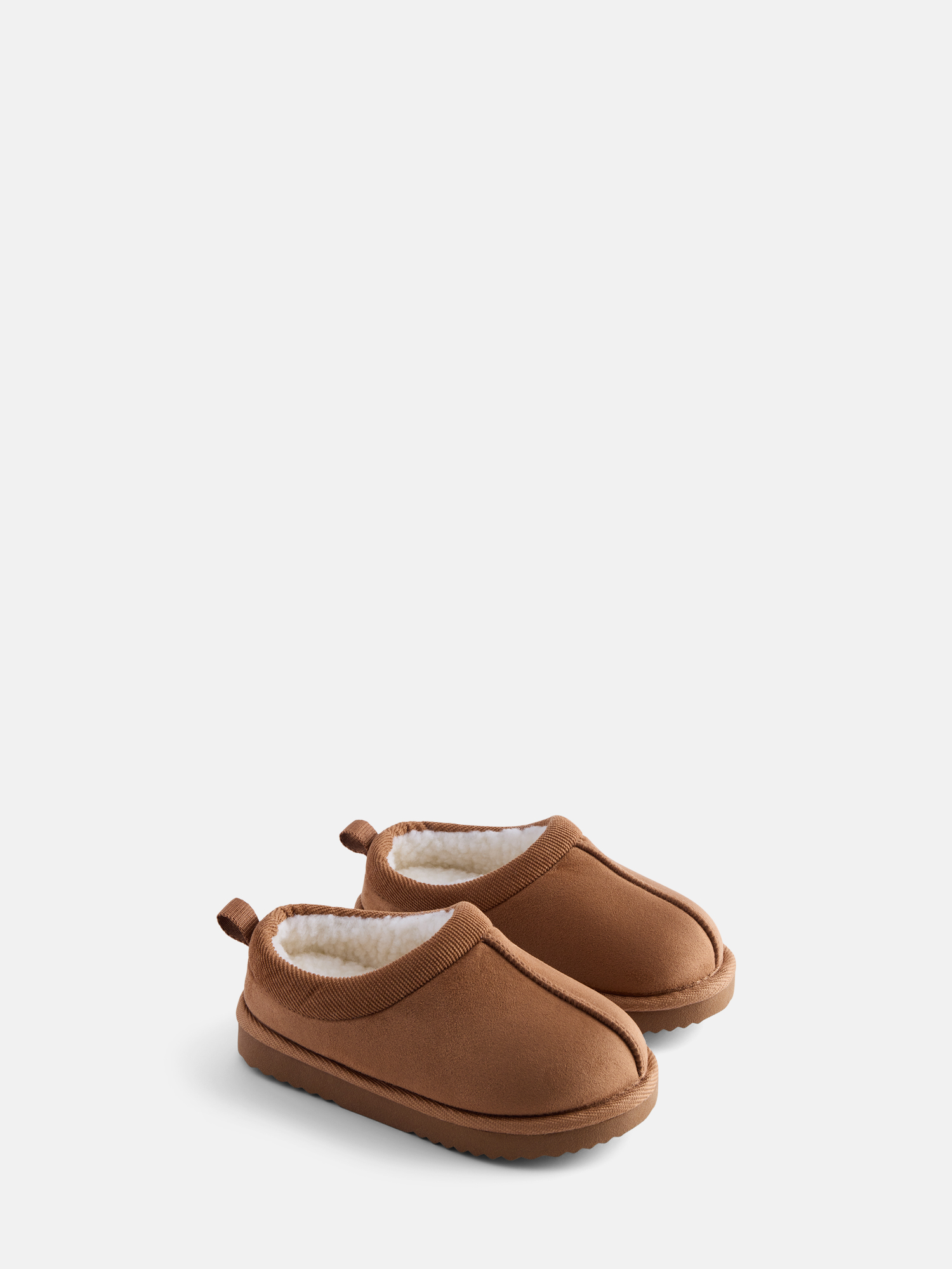 Wonder Nation Toddler Cozy Slippers, Brown photo 2