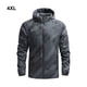 thumbnail image 5 of Sonducket Chaqueta ligera y transpirable con capucha para campeones de ciclismo, abrigo de motocicleta a prueba de viento Abrigos y chamarras Gris oscuro 4XL, 5 of 6