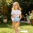 thumbnail image 5 of Bobifish Toddler Girls Suspender Dress Sleeveless Printed Pocket Casual Dresss Children Girls Relaxed Theme Party Dresss, 5 of 6