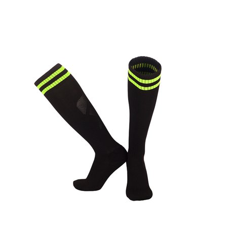 DNAKEN (3 Pairs) baseball socks softball socks grip socks soccer compression socks men for Youth & Adult kids toddler soccer socksHigh tube combat long tube sports socks jacquard towel bottom socks