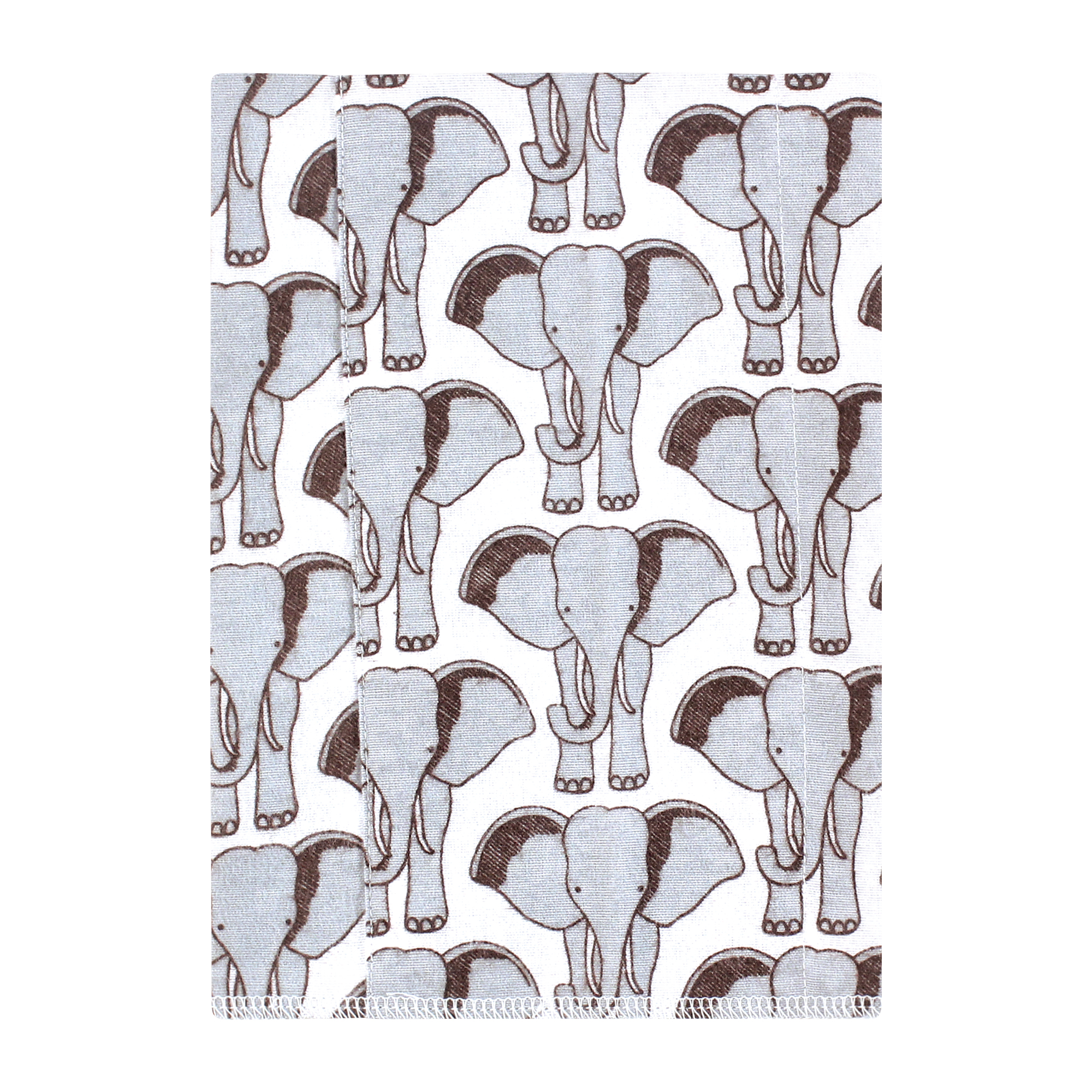 Hudson Baby Unisex Baby Cotton Poly Flannel Burp Cloths, Wild Safari Adventures 7-Pack, One Size