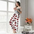 thumbnail image 5 of Pajama Pants Women - Cute Fashion ladybug Wide Leg Lounge Pants Women PJ Pants Casual Comfy Sleepwear with Pocket, 5 of 7