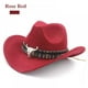 thumbnail image 1 of Sombrero de vaquero y vaquera occidental con ala ancha al frente, 1 of 3
