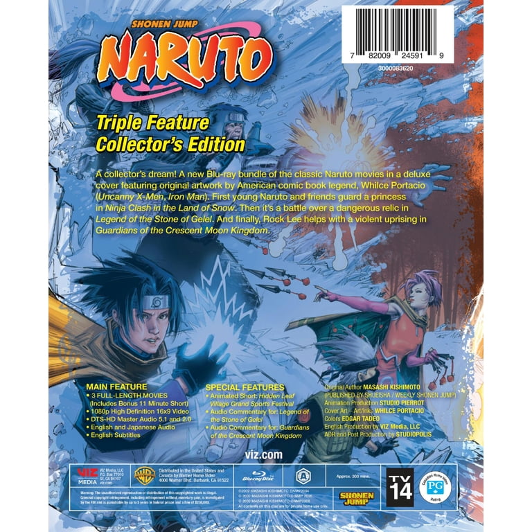 Naruto Triple Feature Collector's Edition (Steelbook/BD) [Blu-ray
