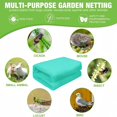 thumbnail image 2 of 10x33FT Garden Netting Mesh Insect Bird Barrier Ultra Fine Mosquito Net Vegetable Fruit Plant Protection for Garden Patio Pests Bugs Plant Covers, 2 of 7