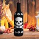 thumbnail image 2 of Botella De Vino, Decoración De Mesa, Tapa De Botella, Fiesta De Halloween, Decoración Del Hogar, Regalo, Cabeza De Miedo, Hueso, Calabaza, Bolsa De Regalo, Funda Portátil Para Vino Sweethay HA044598-02, 2 of 6