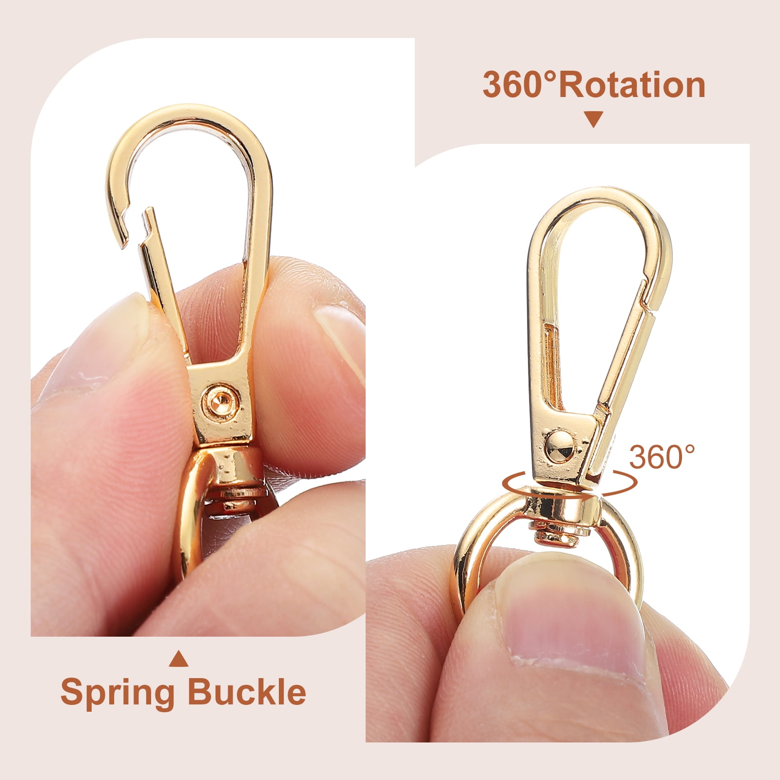 Uxcell Purse Chain Strap Iron Flat Chain Strap Alloy Handles Bag Strap Replacement Gold 24"