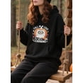 thumbnail image 3 of Cool Pumpkin Spice Quote Hoodie for Men and Women, Unisex Pullover Hooded Sweatshirt, Comfortable Cotton Poly Blend, Autumn Coffee Lover Casual Outfit, 3 of 5