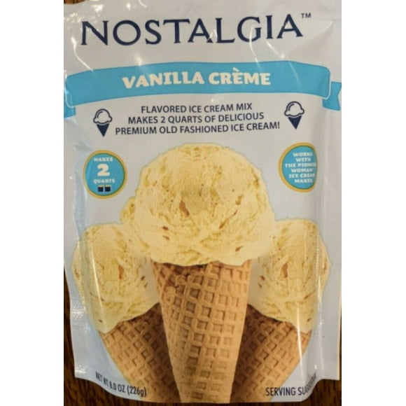 8 oz. Vainlla Ice Cream packets. Make delicious homemade ice cream wit, Each