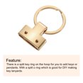 thumbnail image 4 of 4Pack 22mm/ 0.87" Key Fob Hardware with Keychain Ring Purse Bag Hardware 25mm O Ring Light Golden, 4 of 6