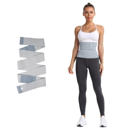 

[Big Clear!]Waist Trainer Tummy Sweat Wrap Durable Practical Stylish Fashionable Multipurpose Multifunctional Portable Lightweight Convenient Considerable for Reducing Waistline