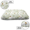 thumbnail image 3 of Spring Pet Bed, Butterflies Flying Flower Field Shabby Seasonal Flourish Pastel Petals, Resistant Pad for Dogs and Cats Cushion with Removable Cover, 24" x 39", Pale Green Dark Orange, by Ambesonne, 3 of 4