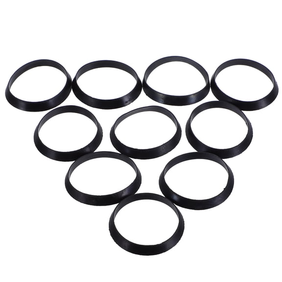 HEMOTON 10 Pcs Water Pipe Sealing Ring 4.30X4.30X0.6CM Black