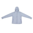 thumbnail image 1 of UV Protection Jacket, UPF 50+ Skin Friendly Sun Protection Hoodie Gray Nylon  For Women For Running S, 1 of 8