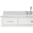 thumbnail image 2 of Ariel H061SCW2OVOWHT Bristol 61" Free Standing Single Oval Basin Vanity Set - White, 2 of 7