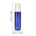 thumbnail image 4 of Botella de Jabón de Bomba Vacía de 200 ml, Dispensador de Espuma de Algas Verdes de Cianofita de Tatuaje de Plástico con Tapa Protectora, Contenedor de Espuma de Limpiador FacialBlue) Khall JM20988-02, 4 of 6