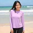thumbnail image 3 of In Gear Women's UPF Sunshirt in Violet, Sizes S-XXL, 3 of 6