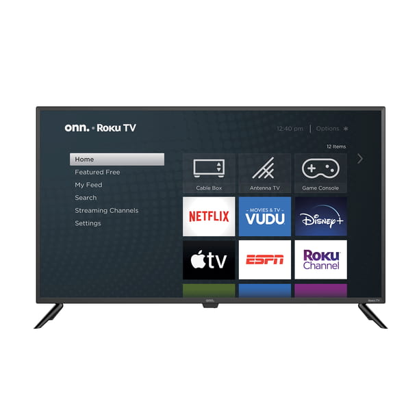 onn. 42" Class 1080P FHD HDR Roku Smart LED TV (100018254) Walmart