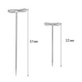 thumbnail image 2 of ORDDIART 150Pcs T-Bar T Pins Set Stainless Steel for Blocking, Knitting, Sewing, Crafting and Projects, 2 of 8