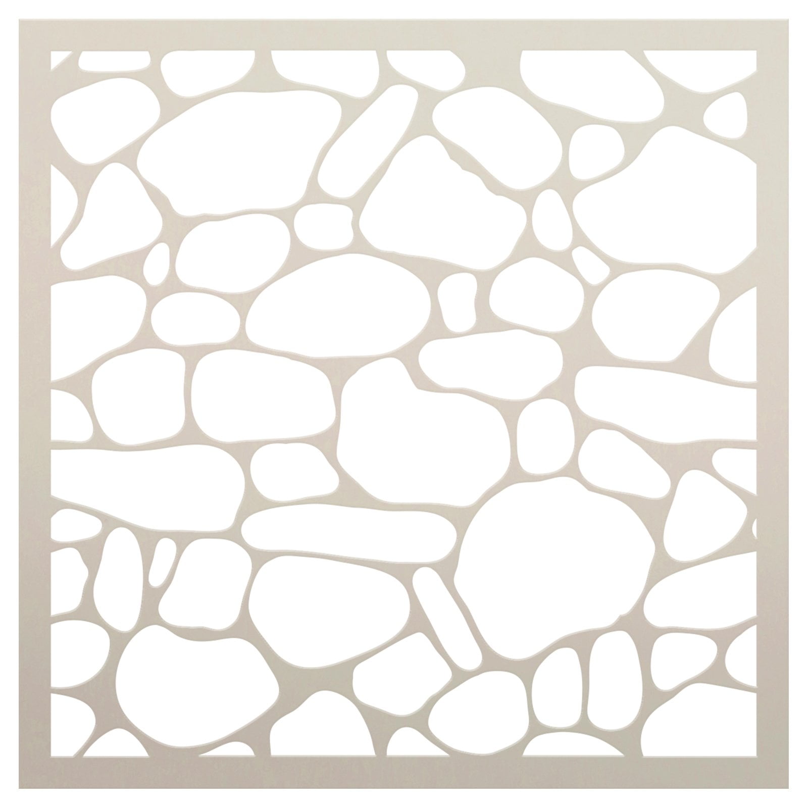 Rough Bricks - Pattern Stencil- Select Size - STCL703 - by StudioR12