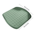 thumbnail image 6 of Bxaolu Comfortable Car Seat Covers Universal Front Seat Coves for Car Accessories, Summer Cooling Padded Car Interior Covers for Automotive, SUV, Truck, Home Office (Green), 6 of 6
