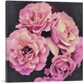 thumbnail image 1 of ARTCANVAS Pink Flowers Home decor Canvas Art Print - Size: 18" x 18" (1.50" Deep), 1 of 9