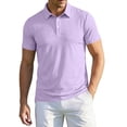thumbnail image 3 of Hearthz Polo T Shirts for Men Quick Dry Short Sleeve Casual Shirts for Men Moisture Wicking Casual Business Mens Golf Polo, 3 of 9