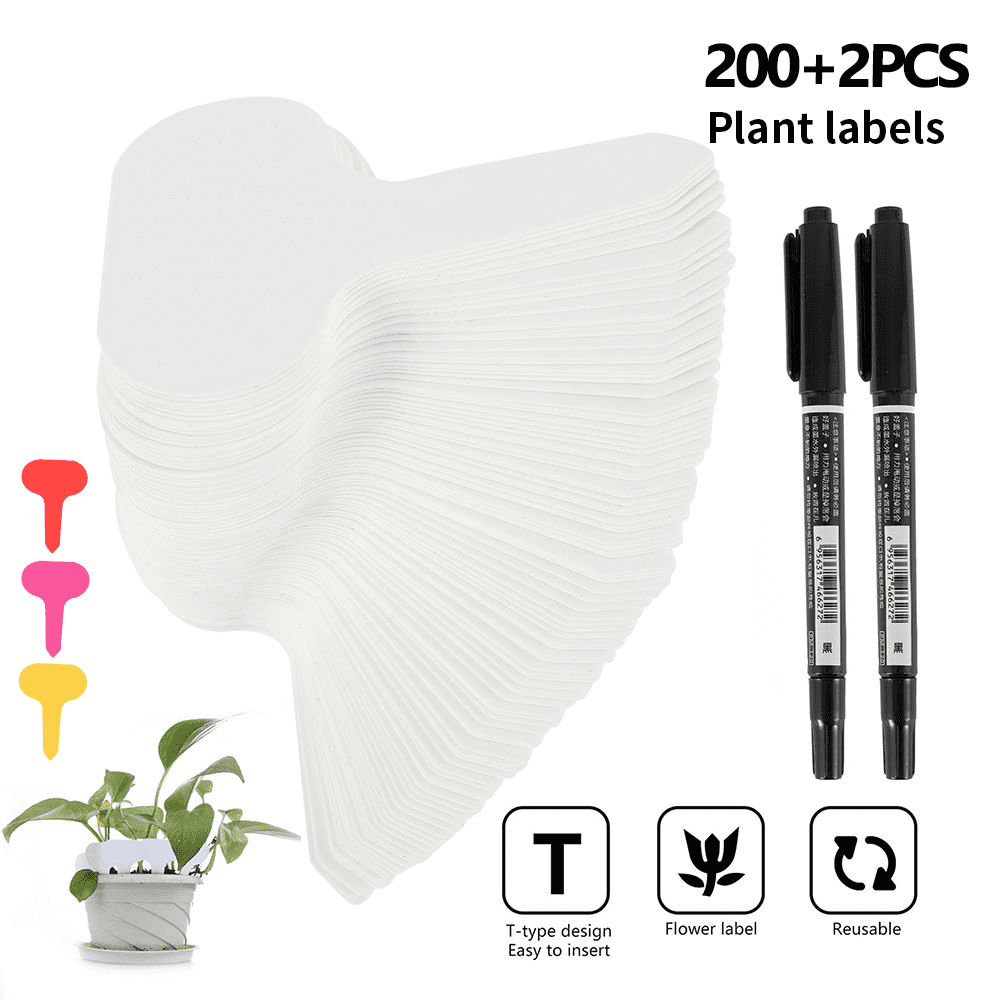 Plant T Type Garden Nursery Plastic Name Tags Markers Labels Marker Labeling Too 