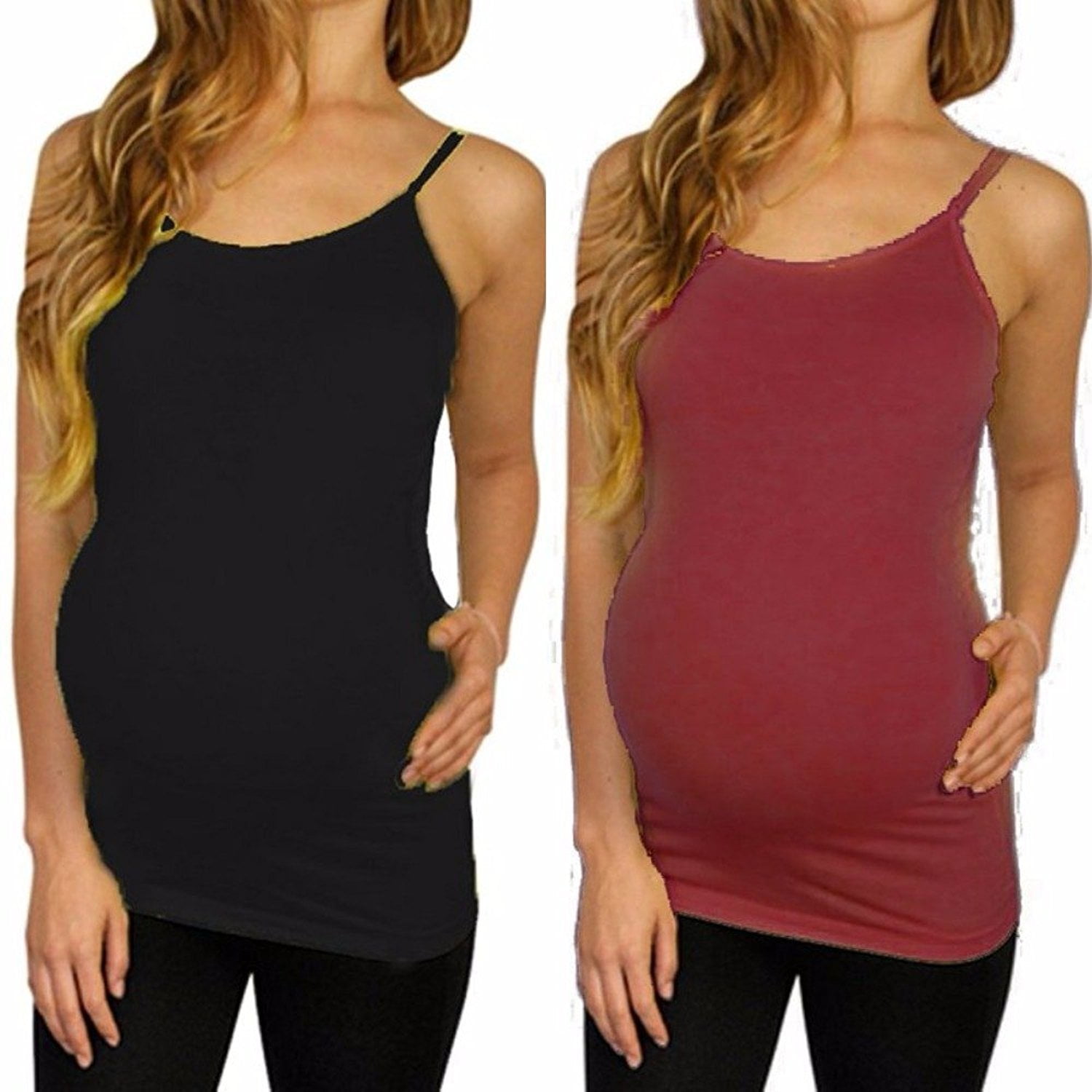 New Colors ! Maternity Basic Seamless Tanknursing Tank Maternity Top