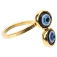 thumbnail image 5 of Anillo de dedo del ojo malvado anillo de banda abierta anillo gótico joyería vintage para mujeres chicas, 5 of 5