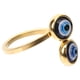 thumbnail image 5 of Anillo de dedo del ojo malvado anillo de banda abierta anillo gótico joyería vintage para mujeres chicas, 5 of 5