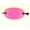 Light Pink, variant on Oval Star Print Faux Leather with Wood Slide Stick Oval Hair Stick Barrette (Red)
