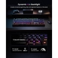 thumbnail image 2 of Teclado mecánico RGB para juegos wegear Blue Switch 104 teclas, 2 of 7