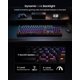 thumbnail image 2 of Teclado mecánico RGB para juegos wegear Blue Switch 104 teclas, 2 of 7