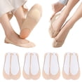 thumbnail image 2 of MEICHEN 4 Pairs Women's Cotton No Show Socks Thin Cozy Solid Color Sock Slippers Breathable Low Cut Socks, 2 of 7