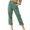 Green, variant on Tbopshirt Linen Pants Women Plus Size,Womens Fashion Casual Pants Gifts for Women,Color Pockets Buttons Elastic Waist Comfortable Straight Pants
