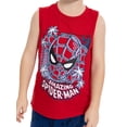 thumbnail image 3 of Spider-Man Toddler Boys Graphic Tank Top and Matching Allover Print Shorts Set, 2-Piece, Sizes 12M-5T, 3 of 8