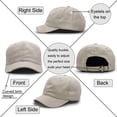 thumbnail image 3 of Zhengup Short Bill Brim Dad Cap Unisex Classic Baseball Hat Anti Sweat Sunscreen Trucker Cap Hat, 3 of 7